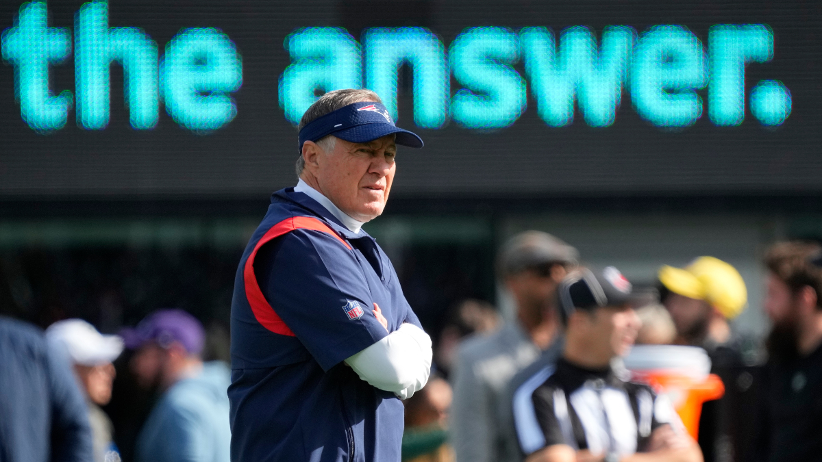 New England Patriots head coach Bill Belichick