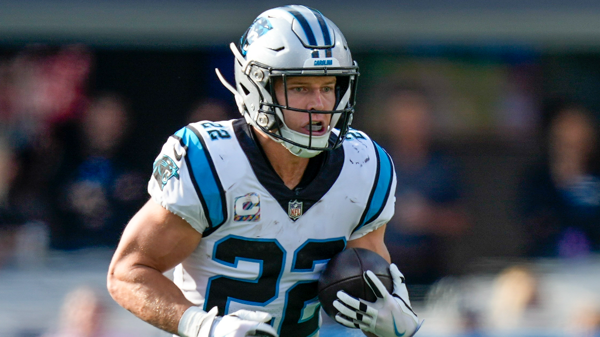 Carolina Panthers running back Christian McCaffrey