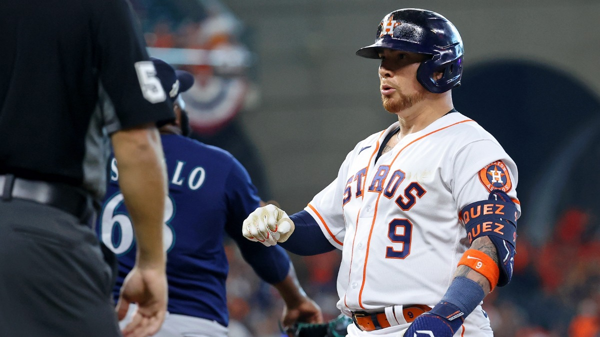 Houston Astros catcher Christian Christian Vázquez