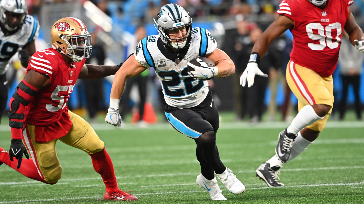 San Francisco 49ers running back Christian McCaffrey