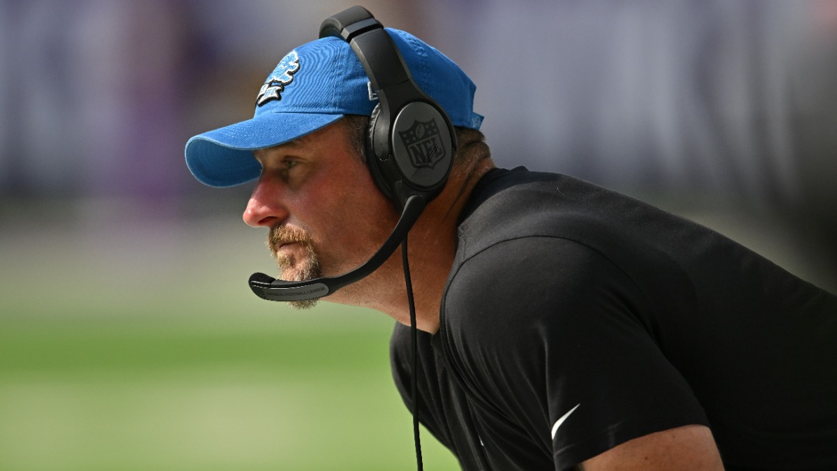 Detroit Lions head coach Dan Campbell
