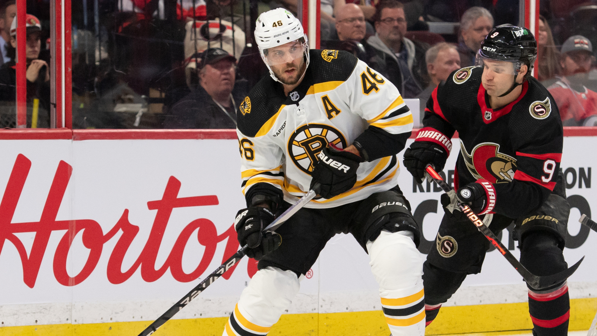 Boston Bruins center David Krejci