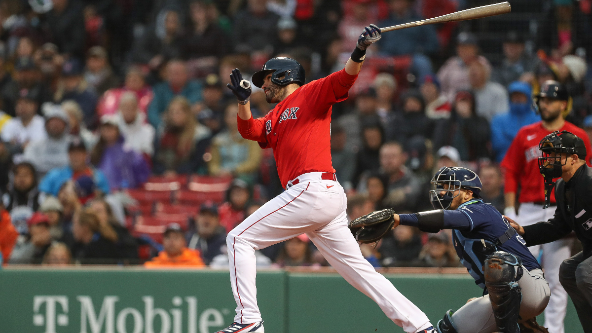 Boston Red Sox designated hitter J.D. Martinez