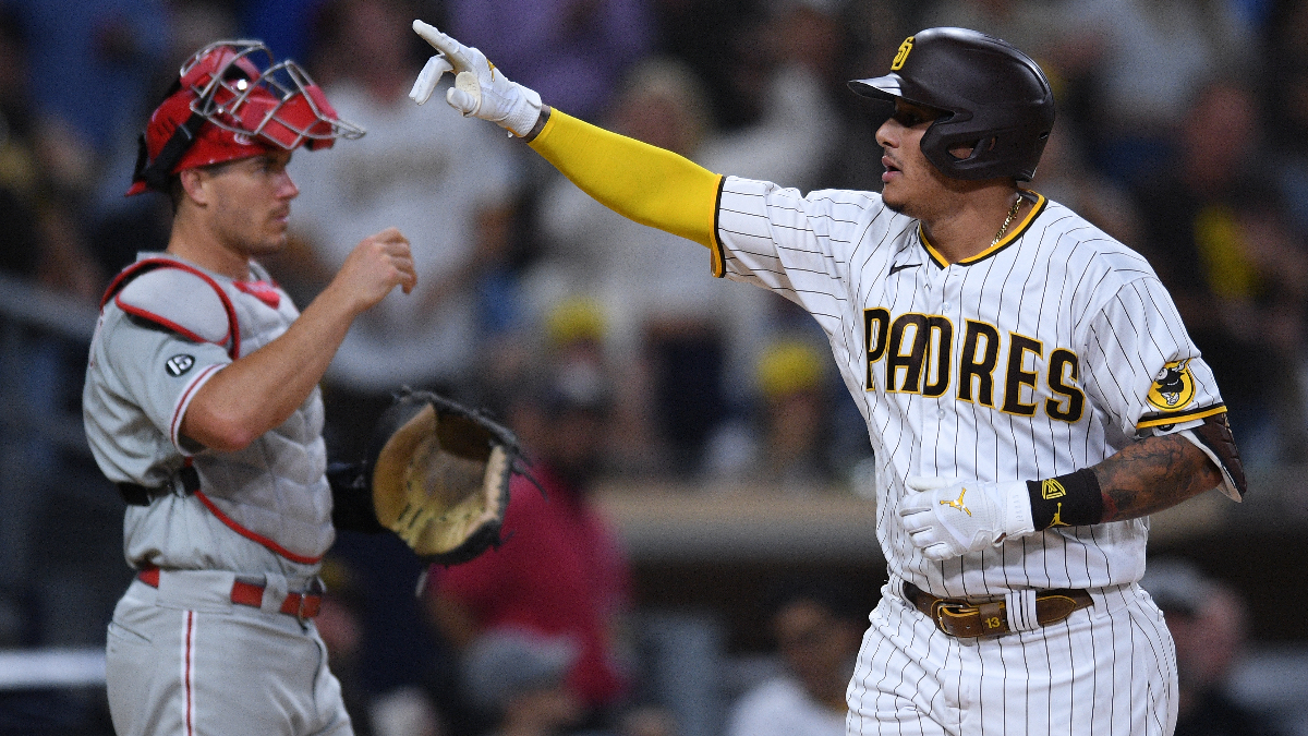 Philadelphia Phillies catcher J.T. Realmuto and San Diego Padres third baseman Manny Machado