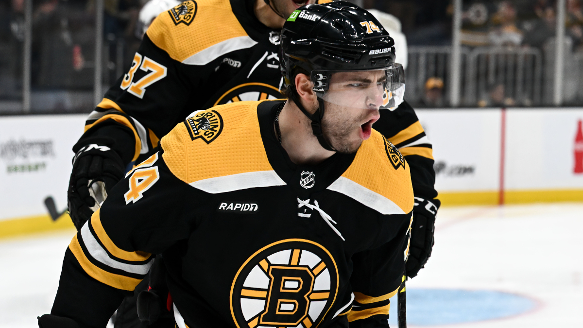 Boston Bruins forward Jake DeBrusk