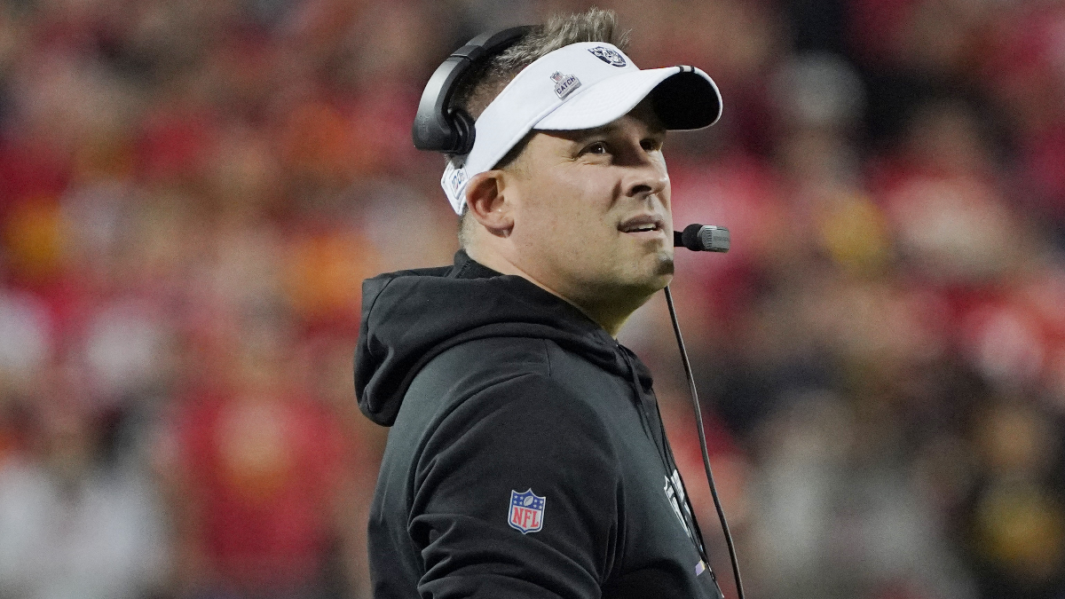Las Vegas Raiders head coach Josh McDaniels