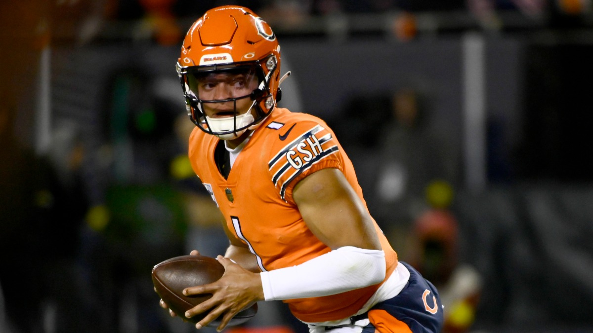Chicago Bears quarterback Justin Fields