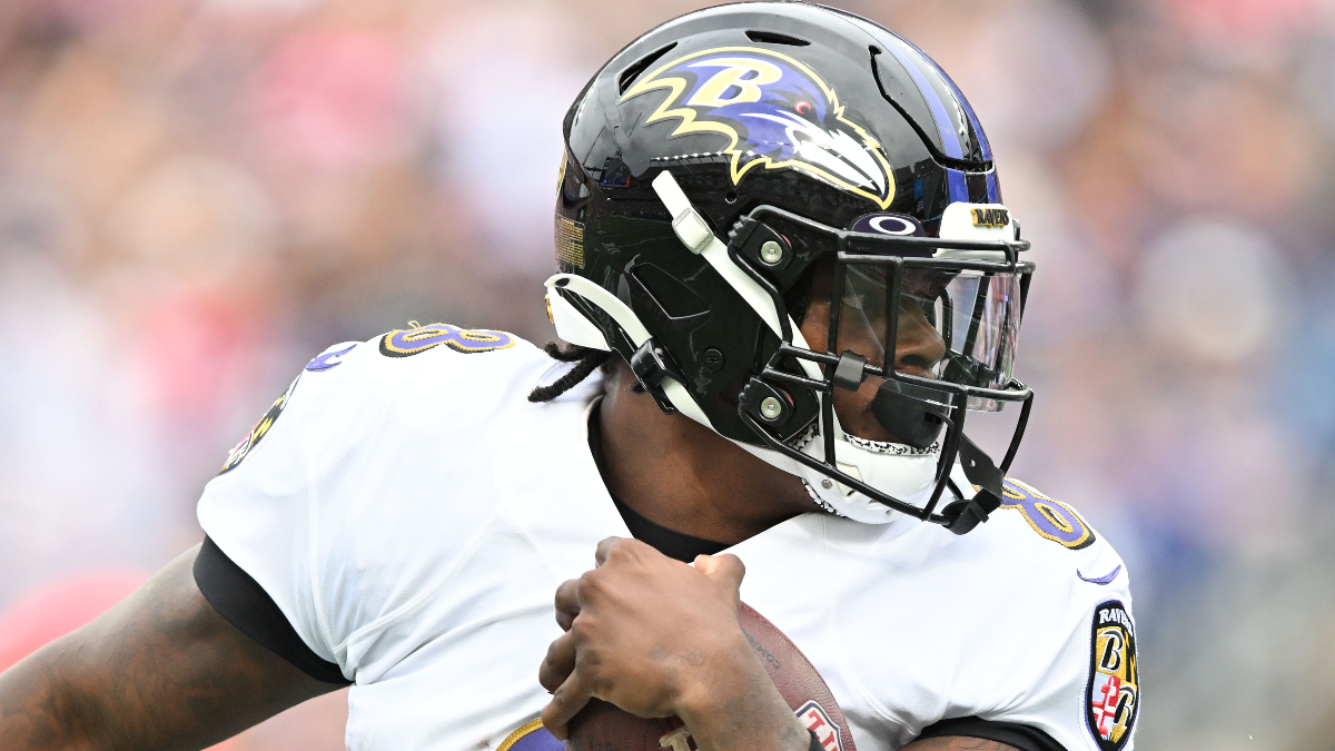 Baltimore Ravens quarterback Lamar Jackson