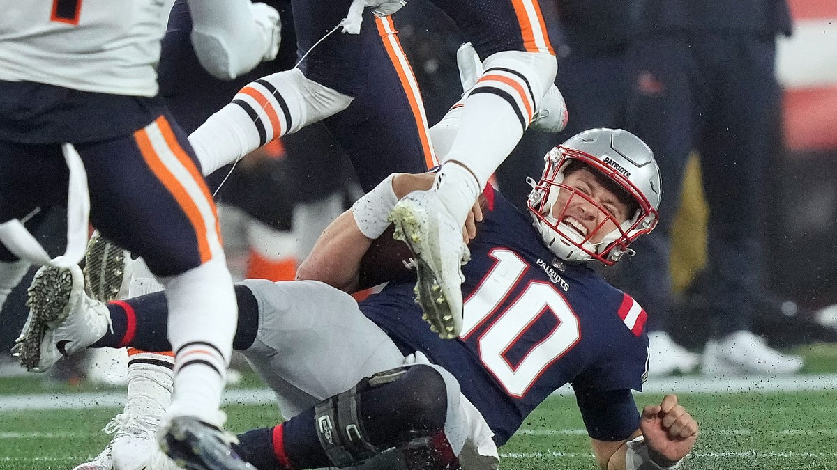 New England Patriots quarterback Mac Jones