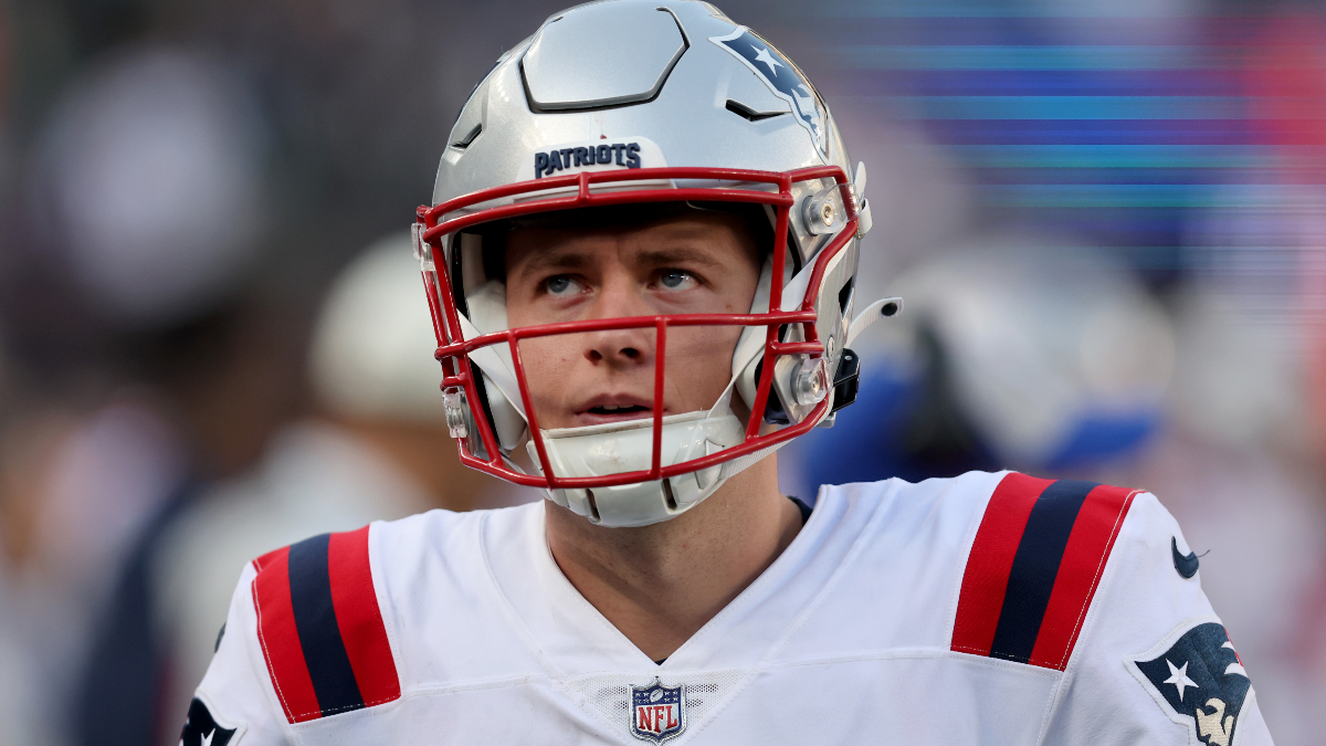 New England Patriots quarterback Mac Jones
