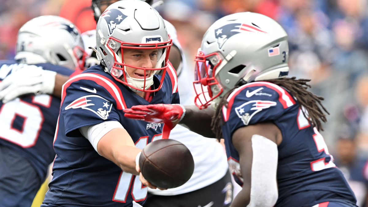 New England Patriots quarterback Mac Jones