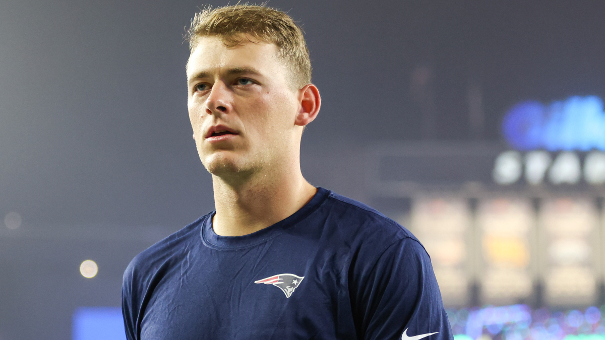 New England Patriots quarterback Mac Jones