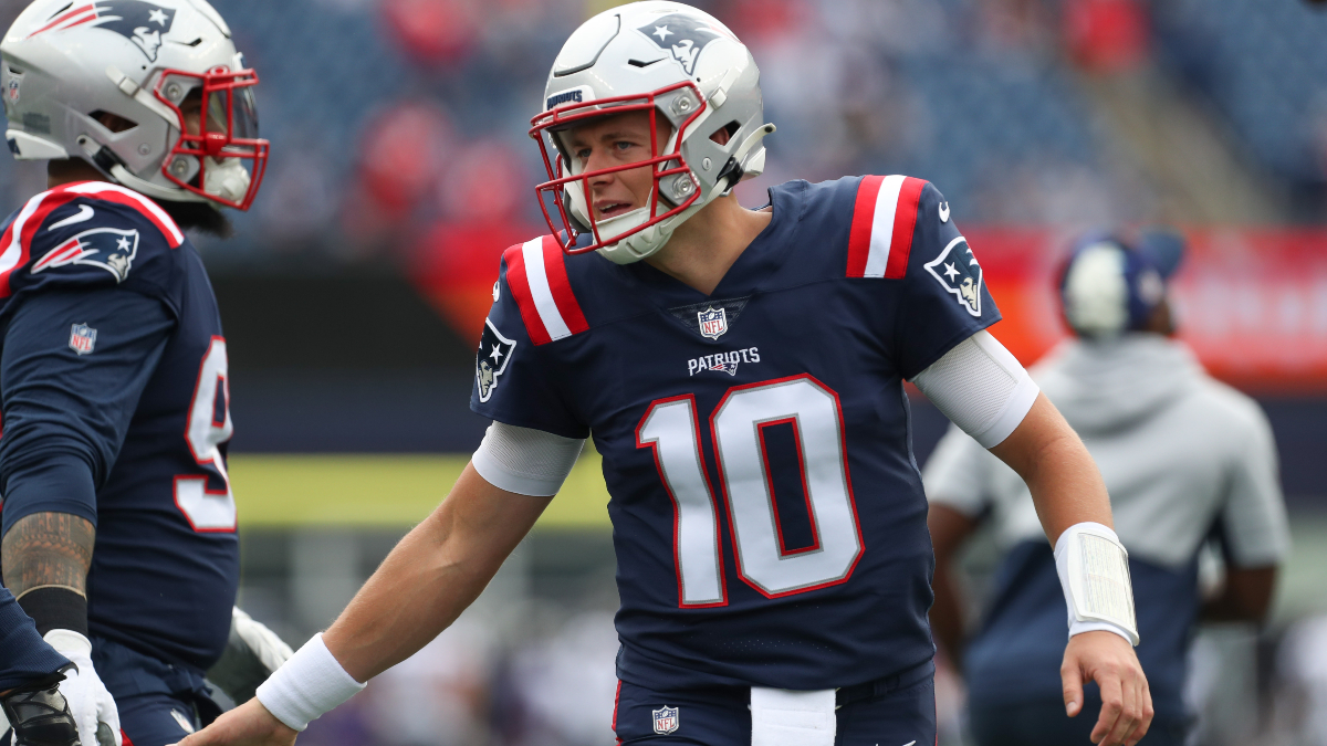 New England Patriots quarterback Mac Jones