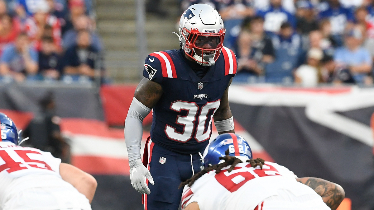 New England Patriots linebacker Mack Wilson