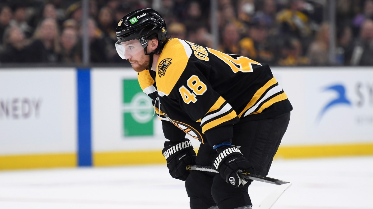 Boston Bruins defenseman Matt Grzelcyk