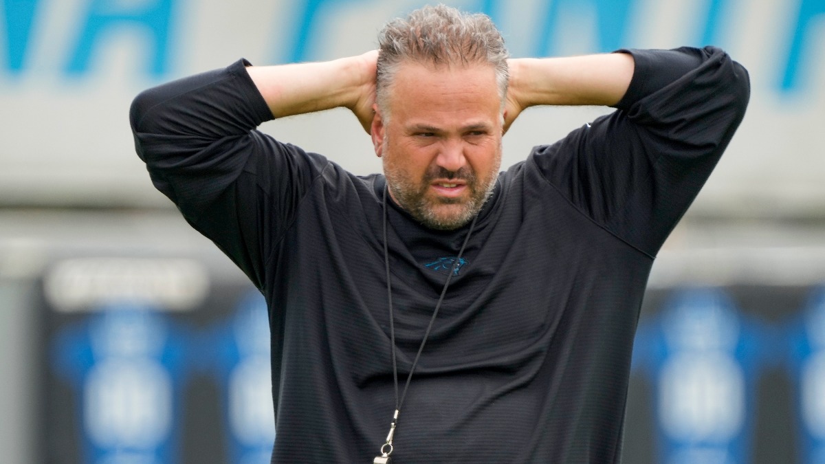 Former Carolina Panthers head coach Matt Rhule