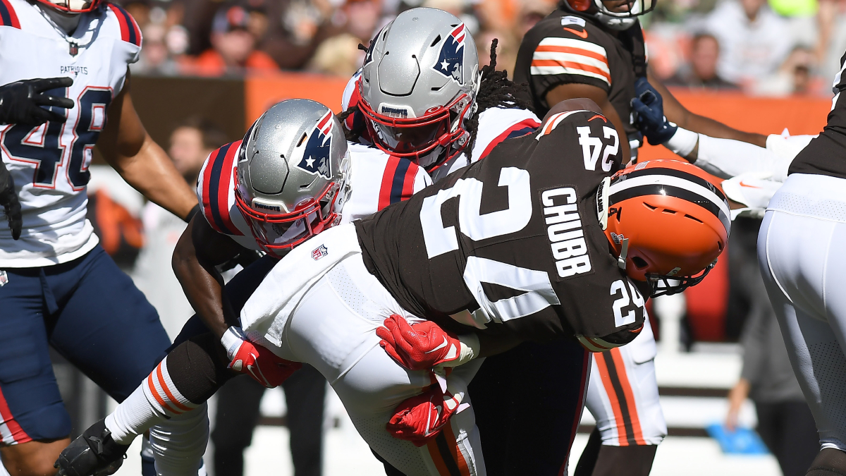 The Cleveland Browns running back Nick Chubb