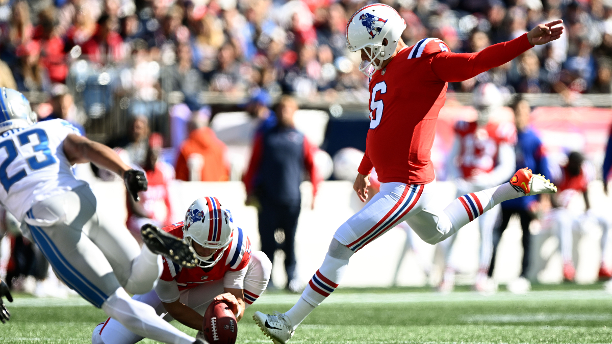 New England Patriots place kicker Nick Folk