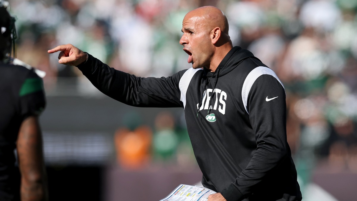 New York Jets head coach Robert Saleh