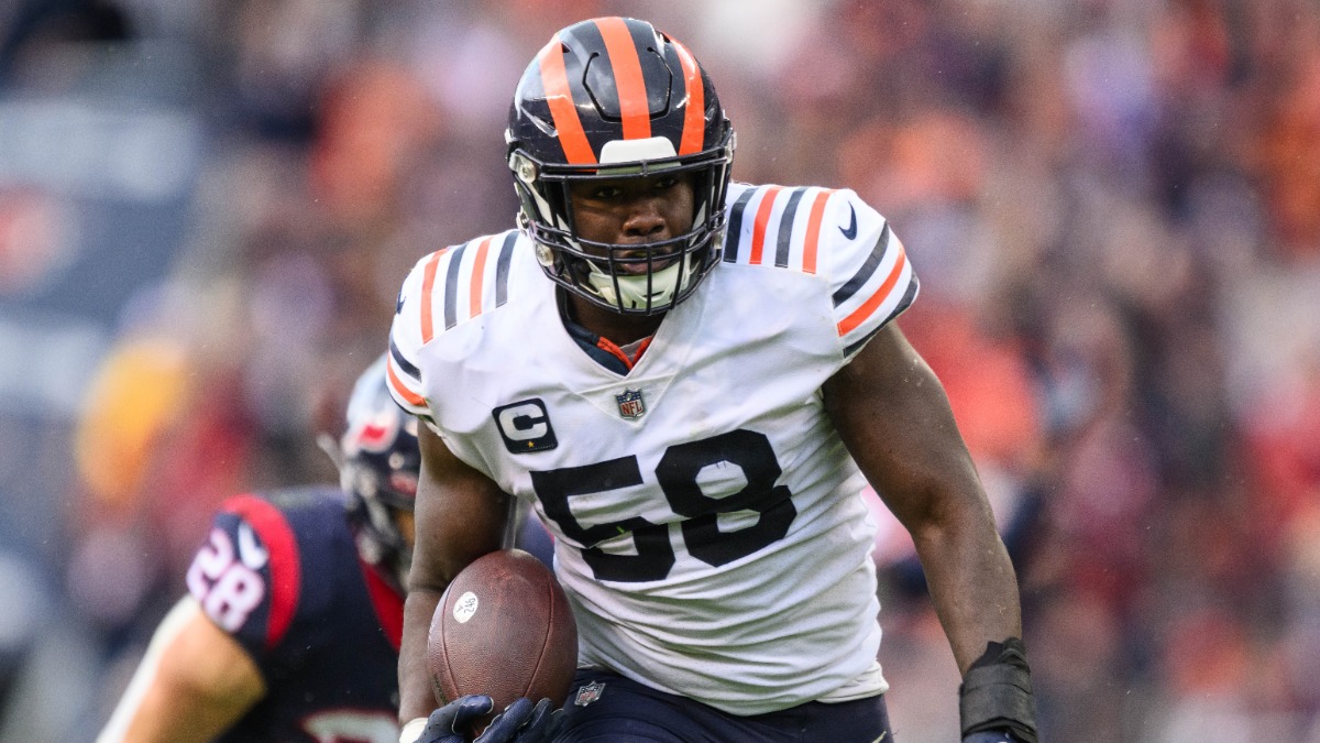 Chicago Bears inside linebacker Roquan Smith