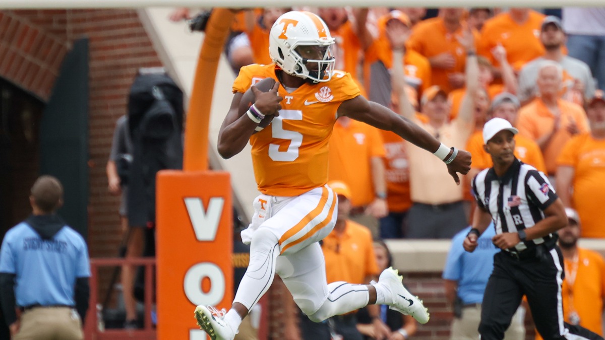 Tennessee quarterback Hendon Hooker