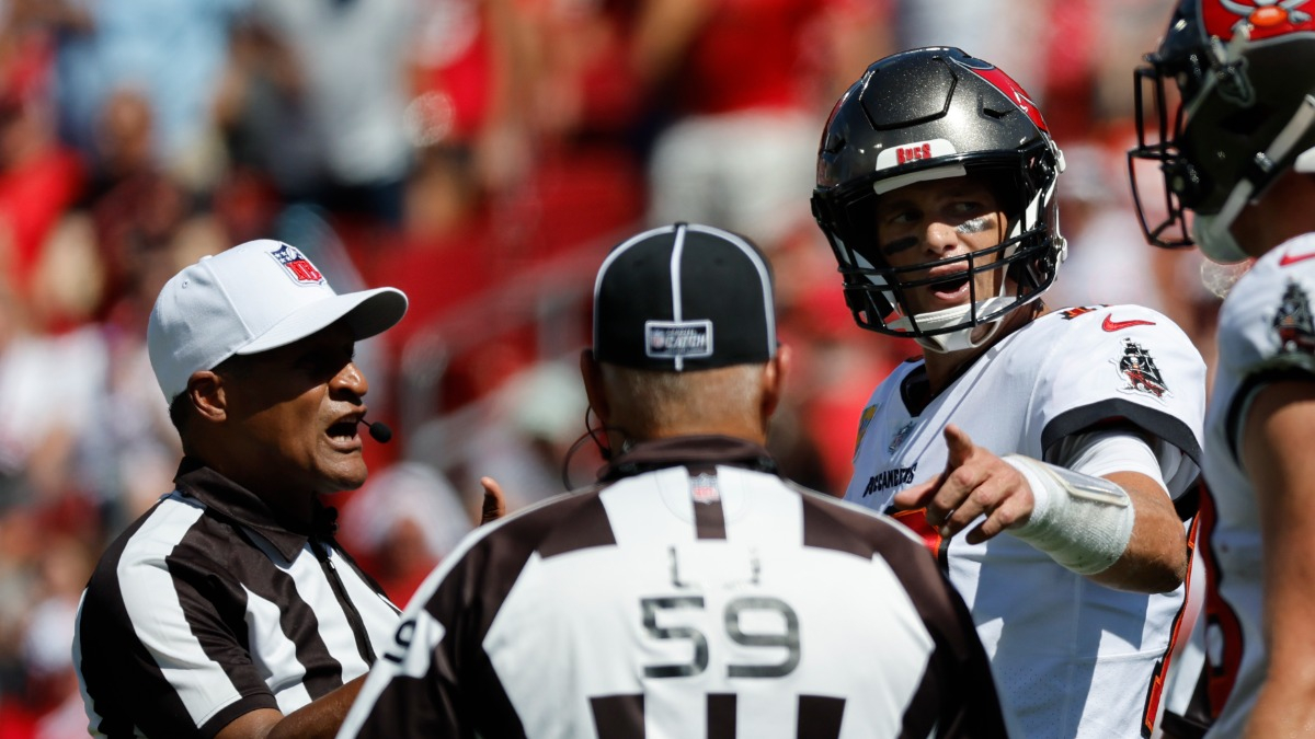 Tampa Bay Buccaneers quarterback Tom Brady