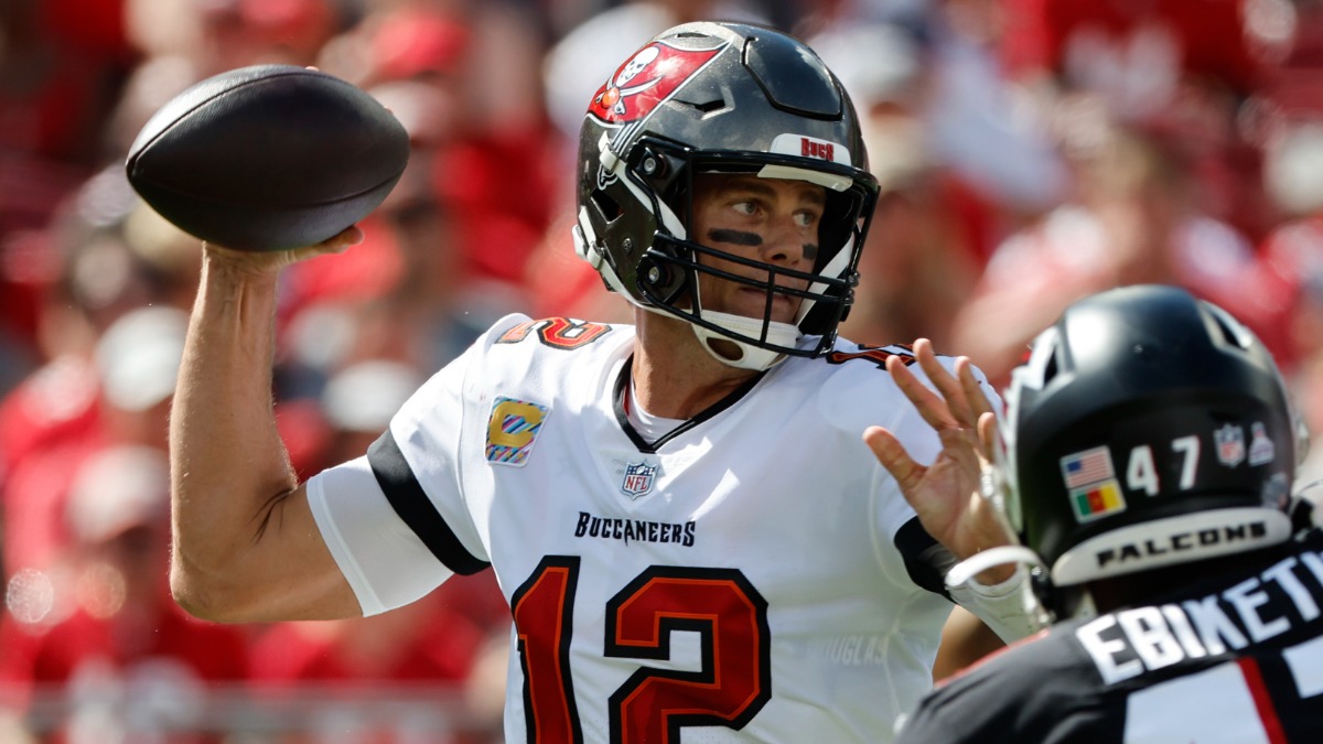 Tampa Bay Buccaneers quarterback Tom Brady