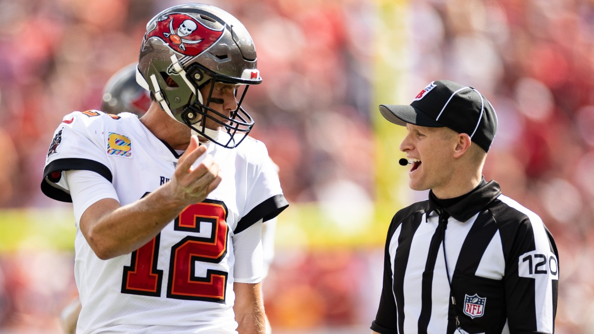 Tampa Bay Buccaneers quarterback Tom Brady