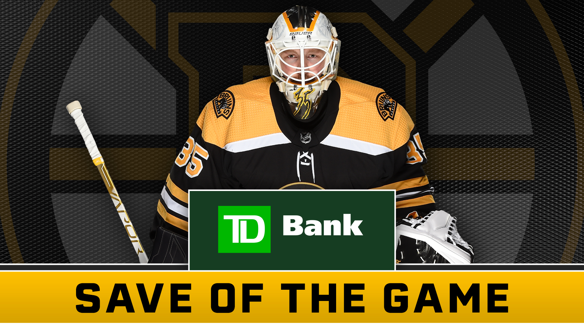 Boston Bruins goaltender Linus Ullmark -- Save of the Game