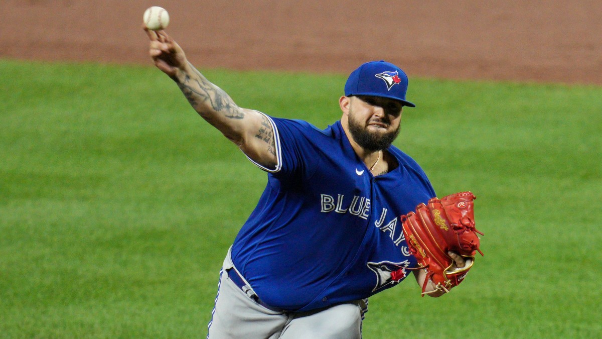 Toronto Blue Jays pitcher Alek Manoah