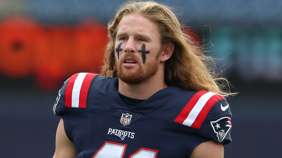 New England Patriots safety Brenden Schooler