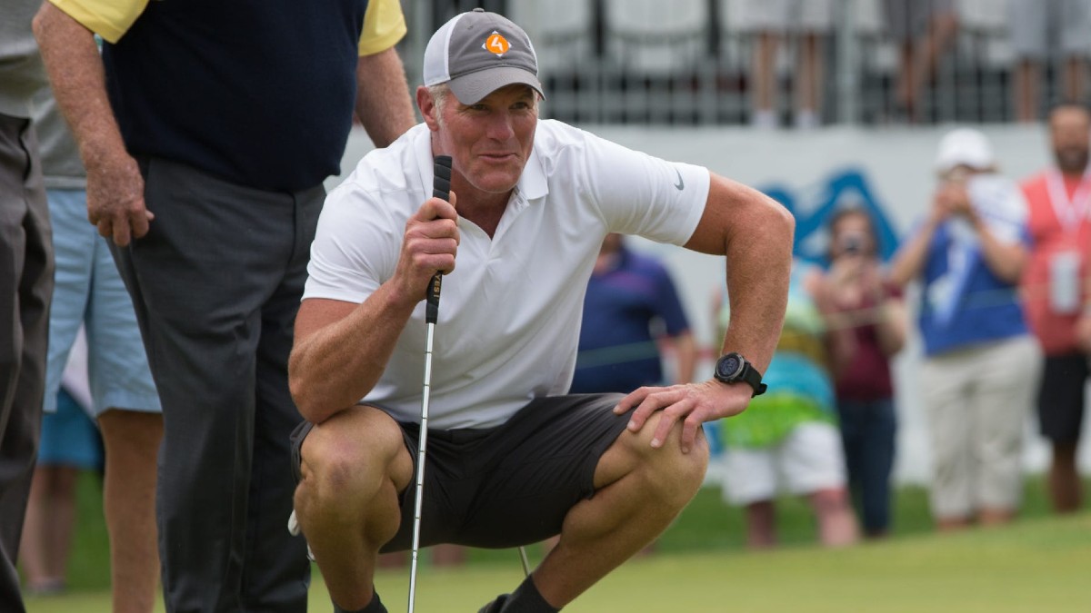 Retired NFL quarterback Brett Favre
