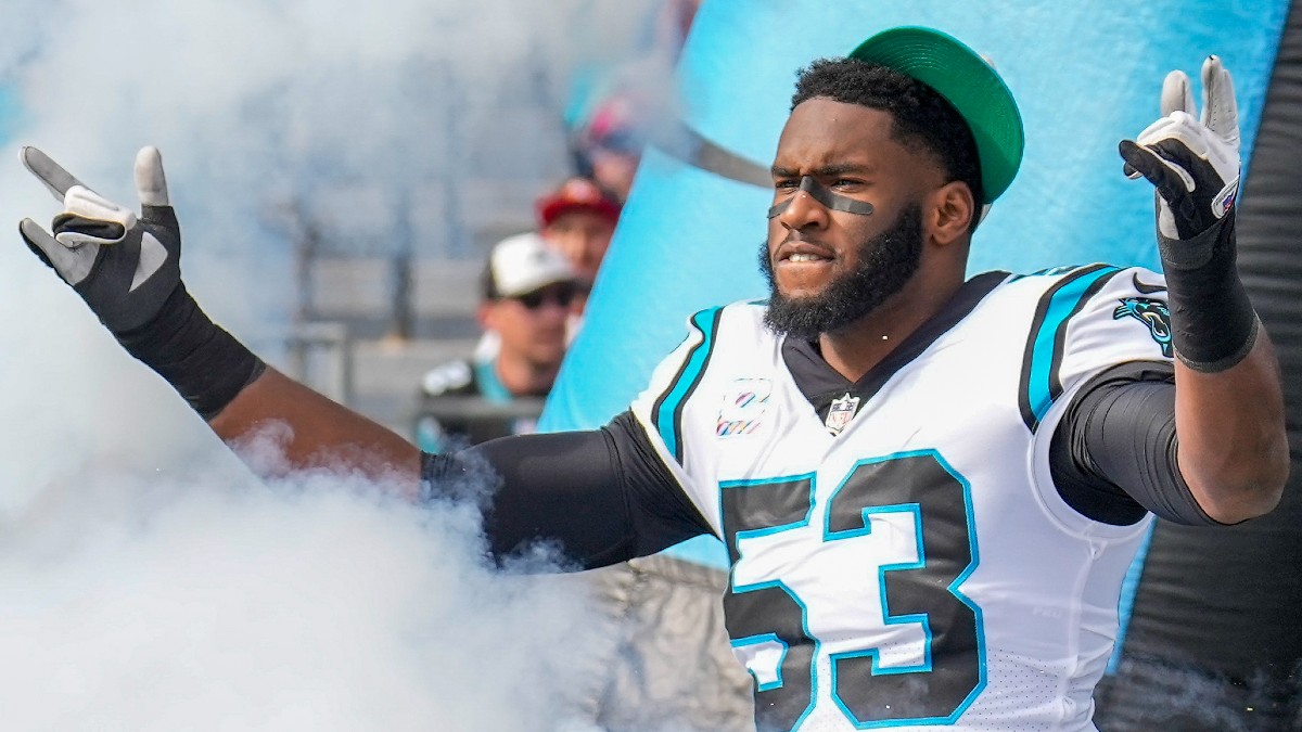 Carolina Panthers defensive end Brian Burns
