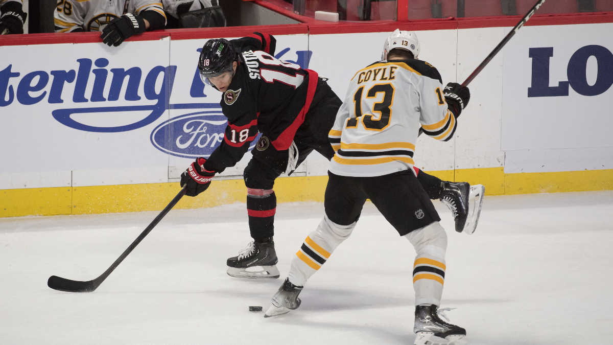Boston Bruins center Charlie Coyle