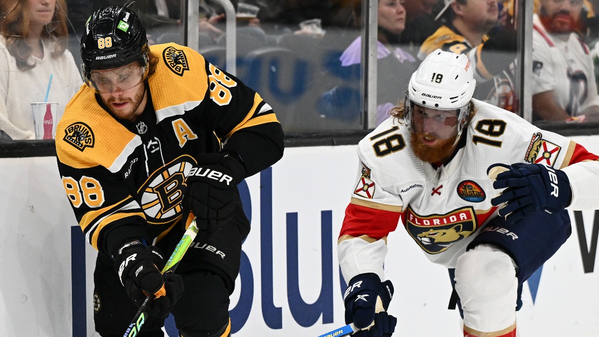 Boston Bruins right wing David Pastrnak, Florida Panthers