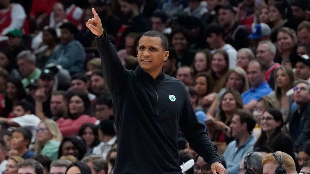 Boston Celtics interim head coach Joe Mazzulla