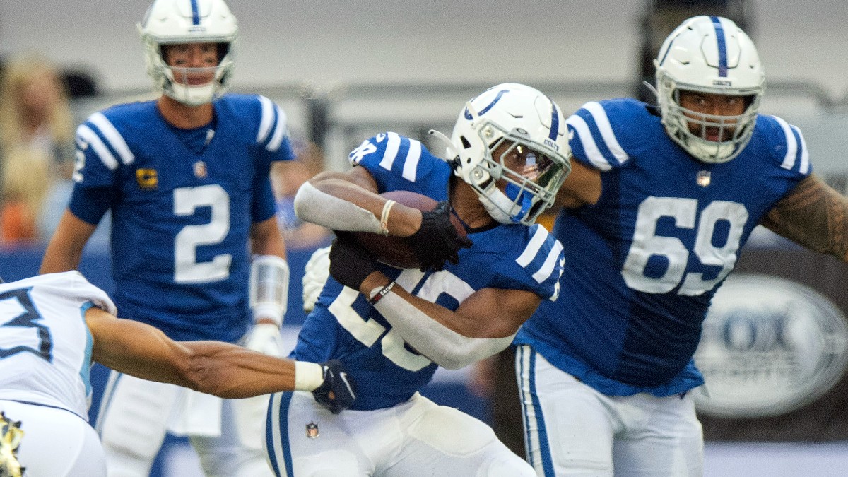 Indianapolis Colts running back Jonathan Taylor
