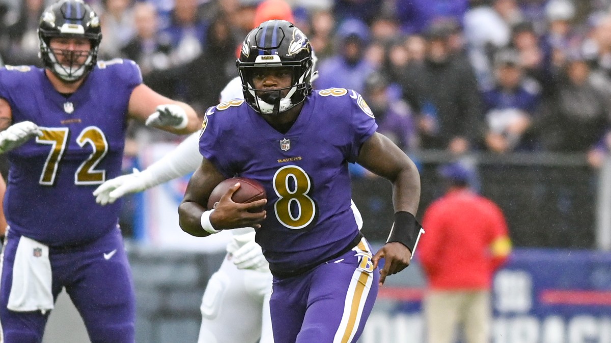 Baltimore Ravens quarterback Lamar Jackson