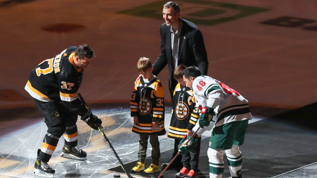 Retired Boston Bruins defenseman Zdeno Chara