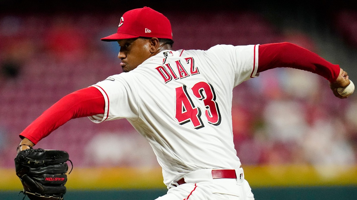 Cincinnati Reds reliever Alexis Diaz