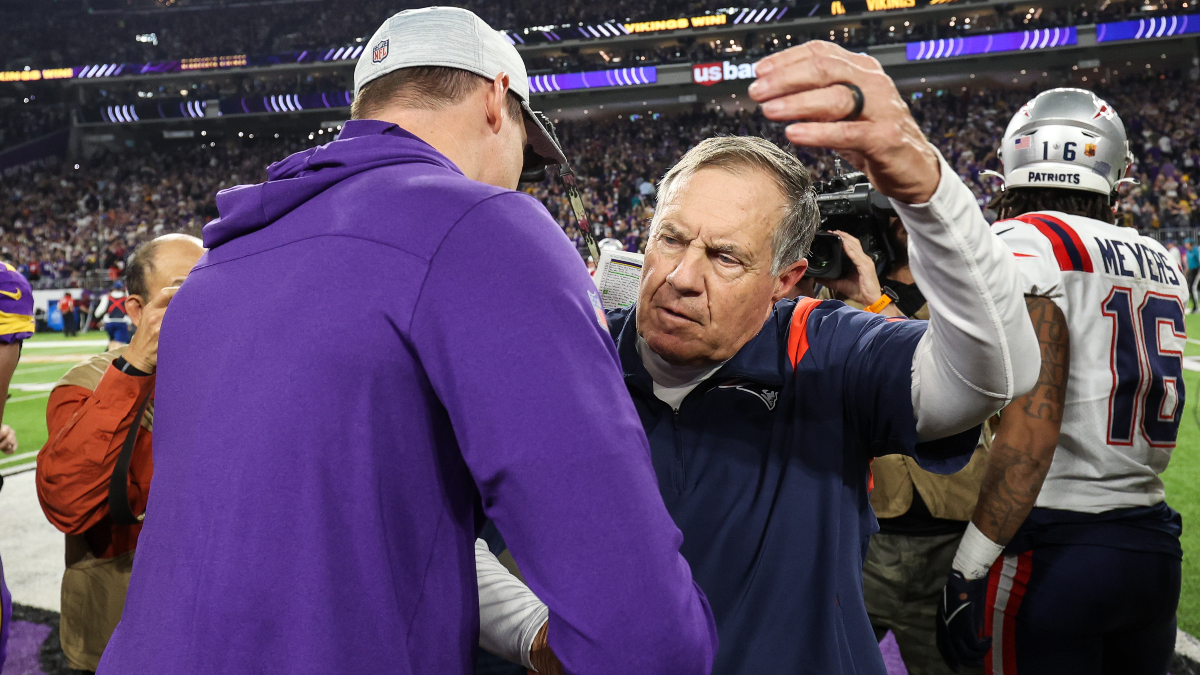 New England Patriots head coach Bill Belichick