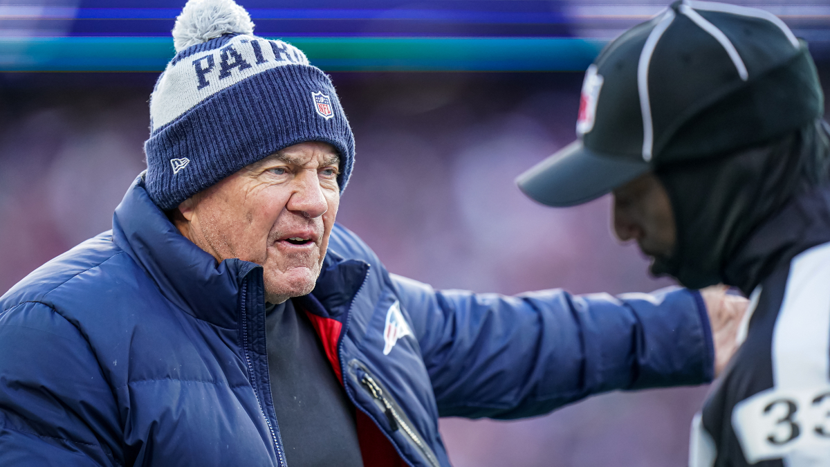 New England Patriots head coach Bill Belichick