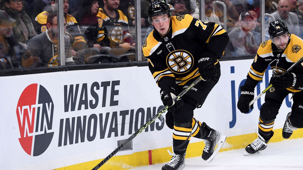 Boston Bruins defenseman Charlie McAvoy