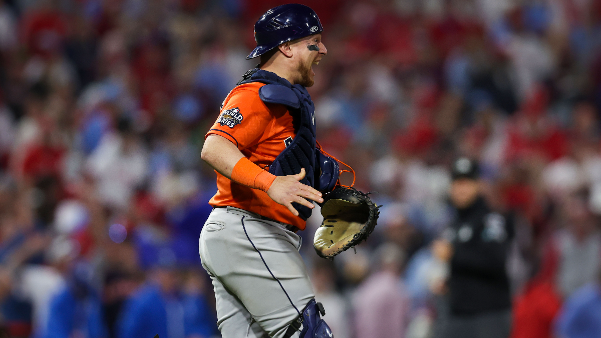 Houston Astros catcher Christian Vázquez