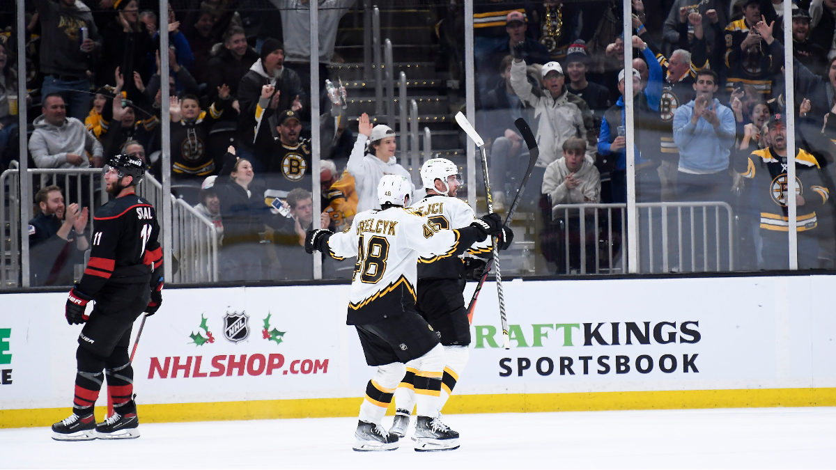 Boston Bruins forward David Krejci