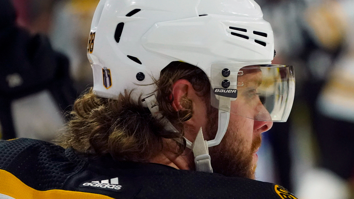 Boston Bruins winger David Pastrnak