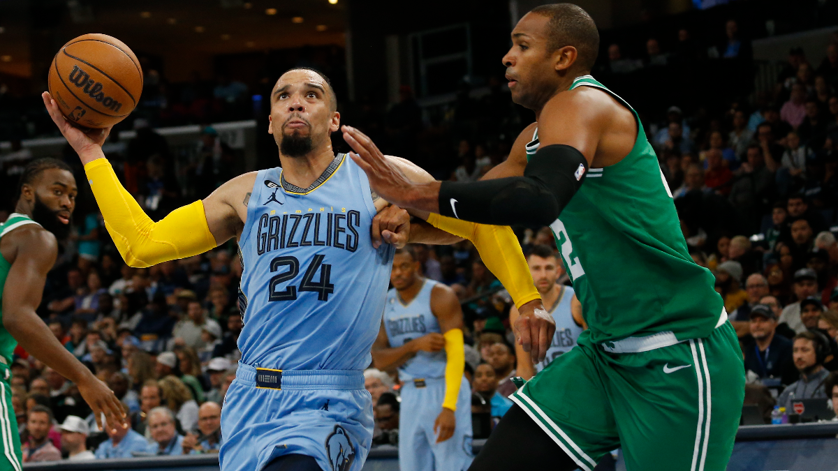Memphis Grizzlies forward Dillon Brooks and Boston Celtics forward Al Horford