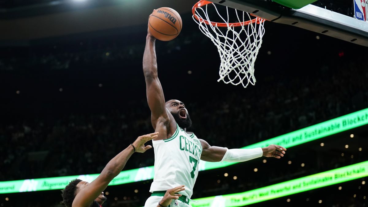 Boston Celtics guard Jaylen Brown