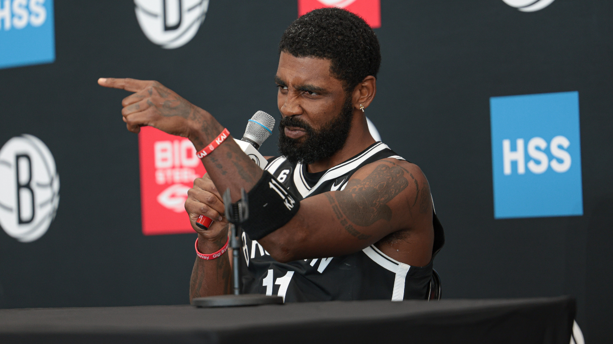 Brooklyn Nets guard Kyrie Irving