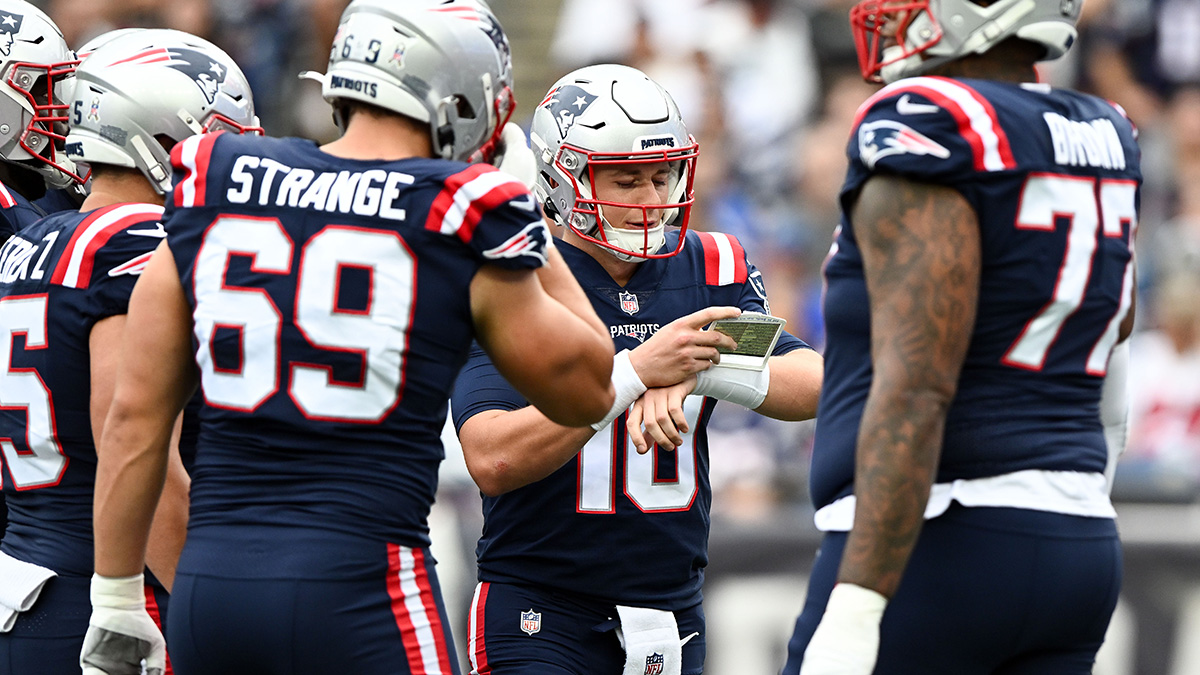 New England Patriots quarterback Mac Jones